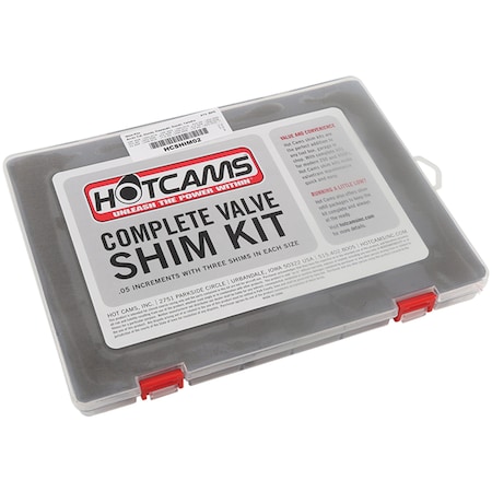 Hot Cams New  Complete Shim Kit for Artic Cat DVX 400, 68-2072 HCSHIM02